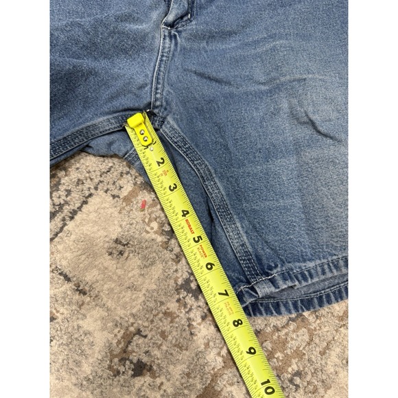 Lot Of 2 Carhartt Carpenter Jean Shorts Utility Workwear B28 - Men's 38 - Picture 7 of 13